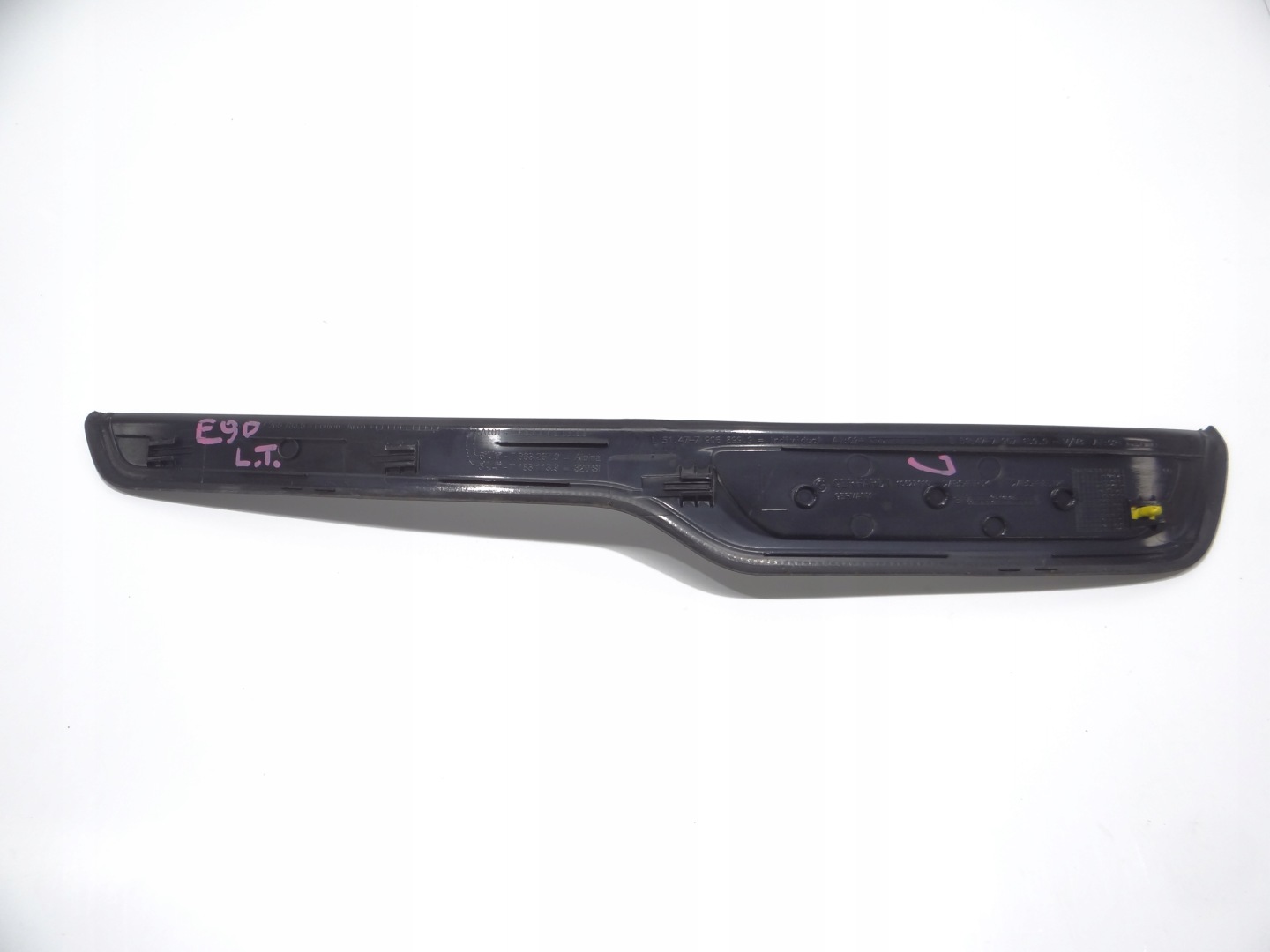 moulding cap threshold left rear part BMW E90 7907159