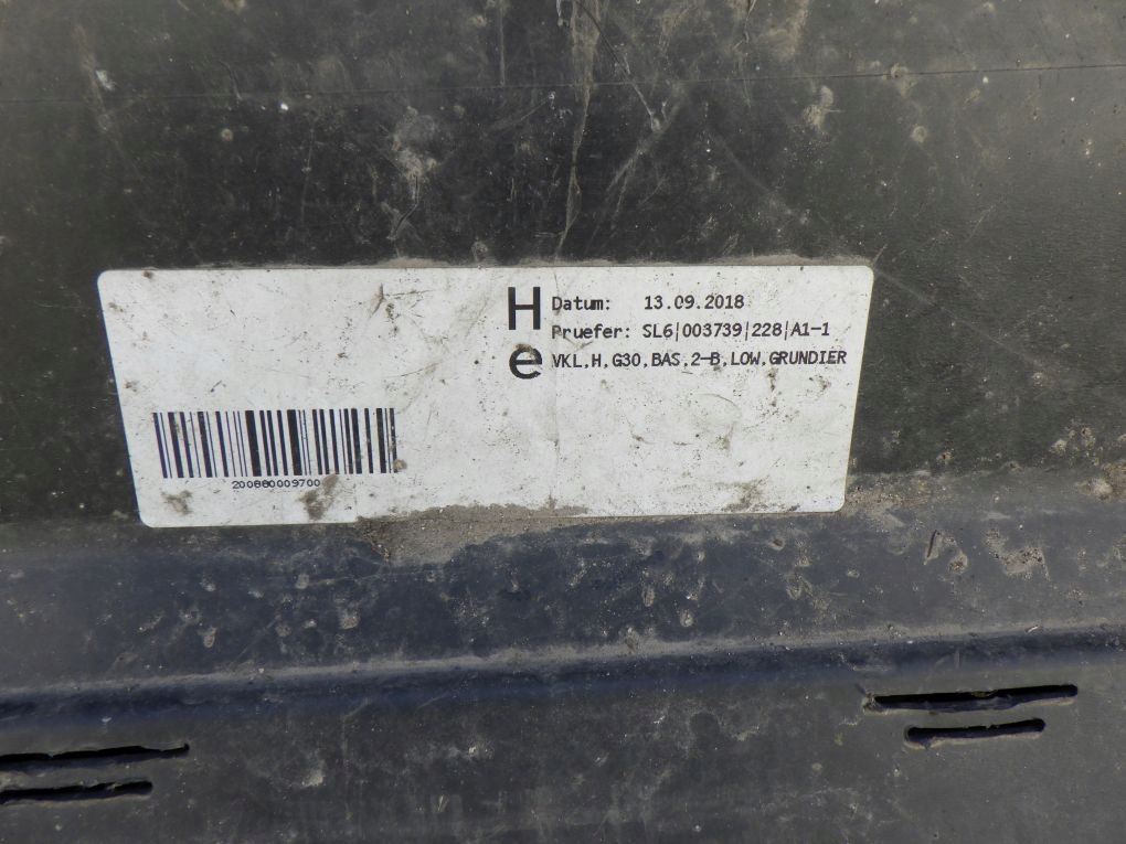 BMW 5 G30 sedan 2017- bumper rear