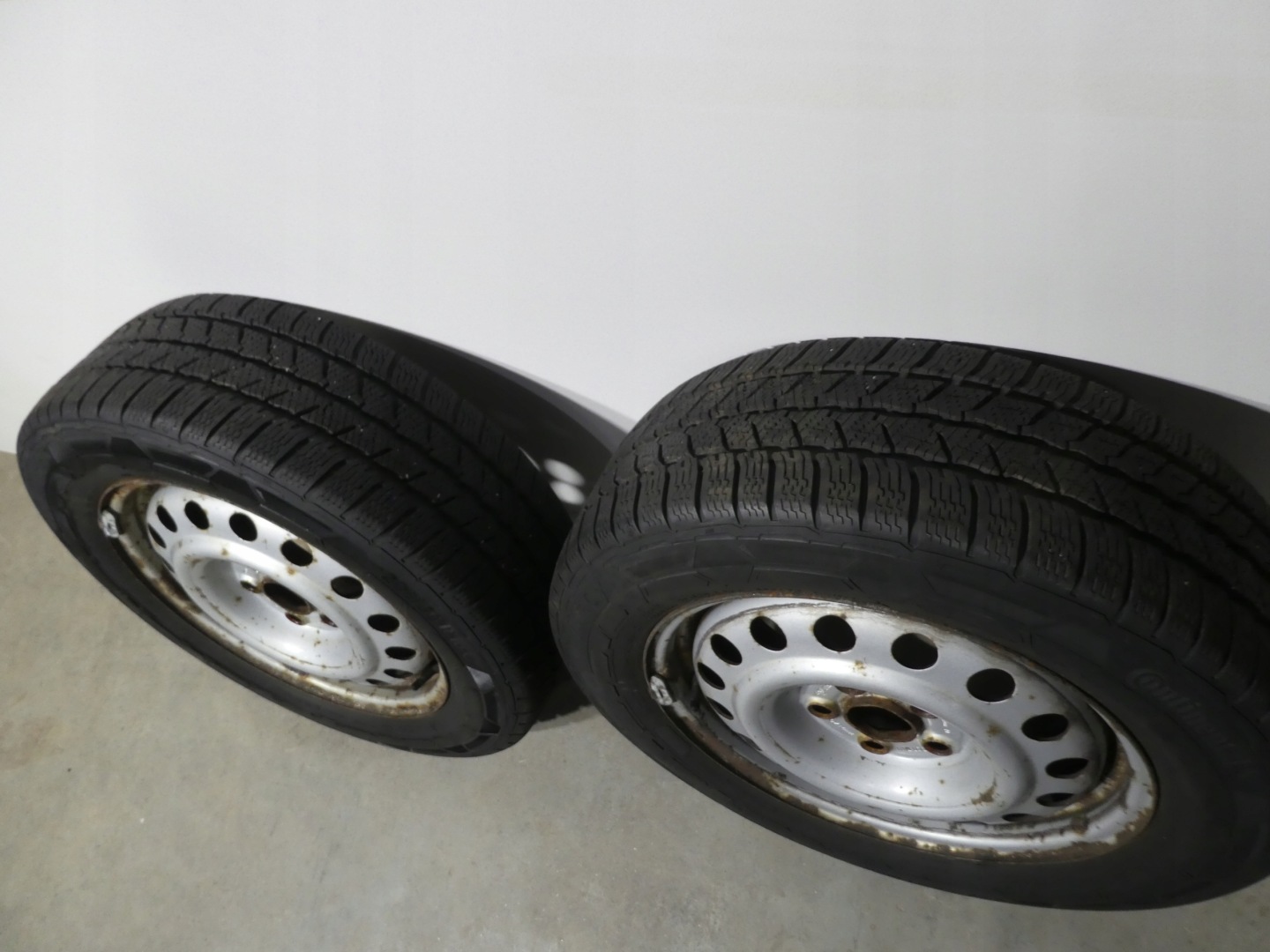2X wheels discs tyres 7D0601027C VW T4 205/60/16C 2018R