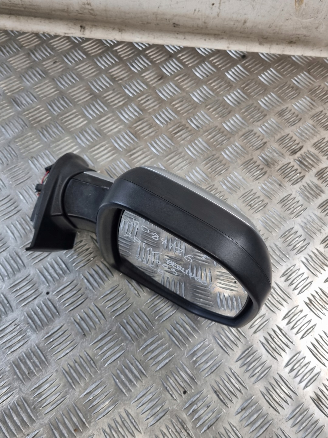 mirror right silver EU CITROEN BERLINGO 2 II 7 PIN