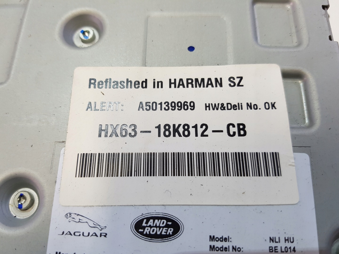 Jaguar XE X760 amplifier module navigation devices hx63-18k812-cb