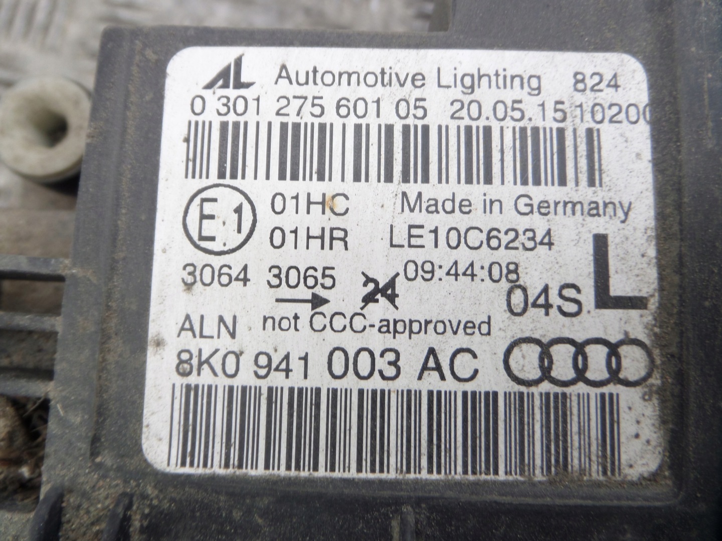 AUDI A4 B8 LIFT 2012-2015 light left front 8K0941003AC