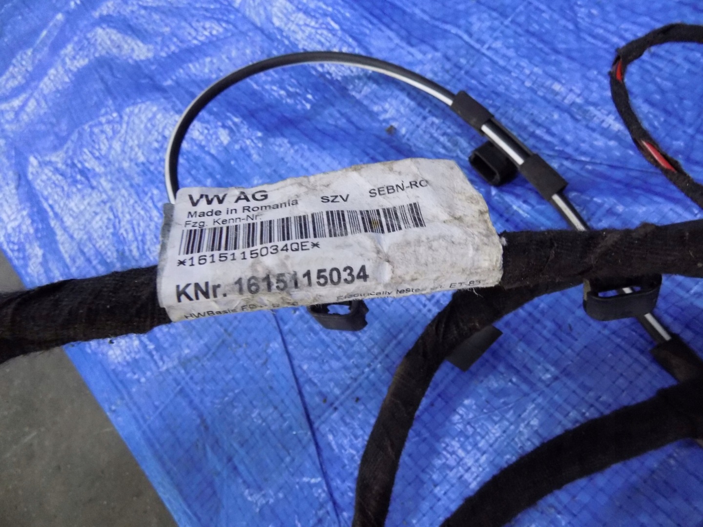 Câblage Interne DO TYLU VW T6 2,0 TDI 16