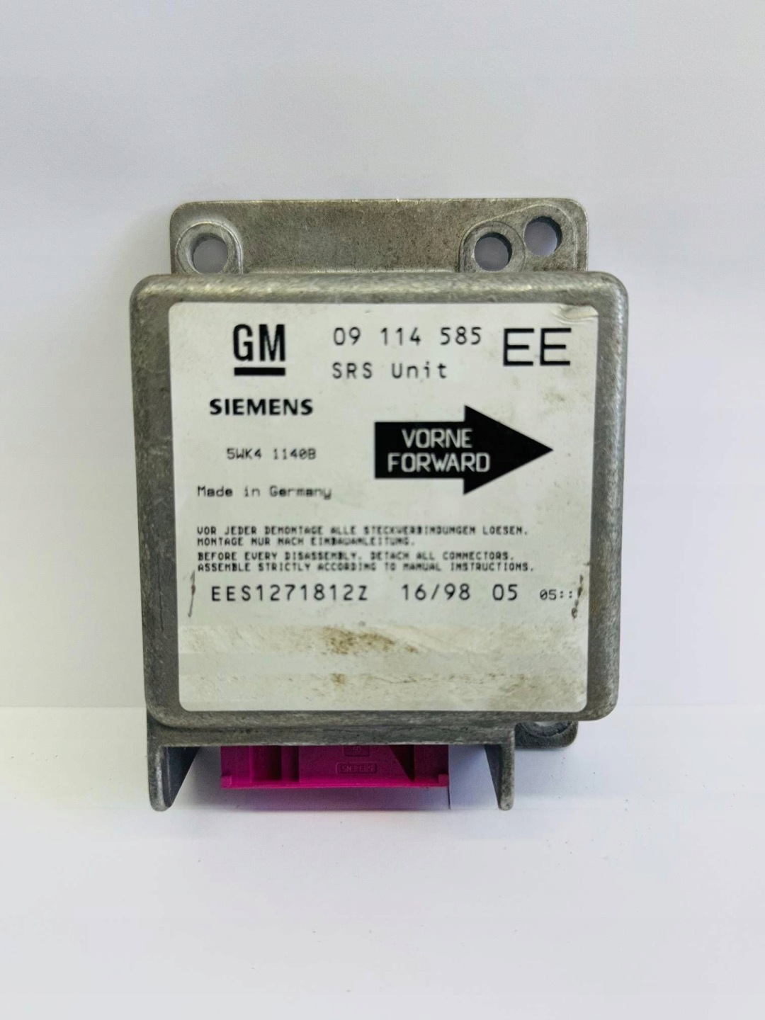 OPEL CORSA B module SENSOR airbag 09114585