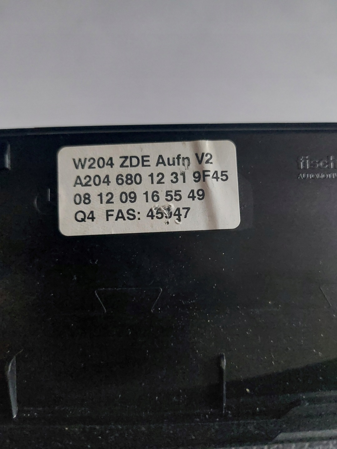 Display MERCEDES W204 A20468012319F45