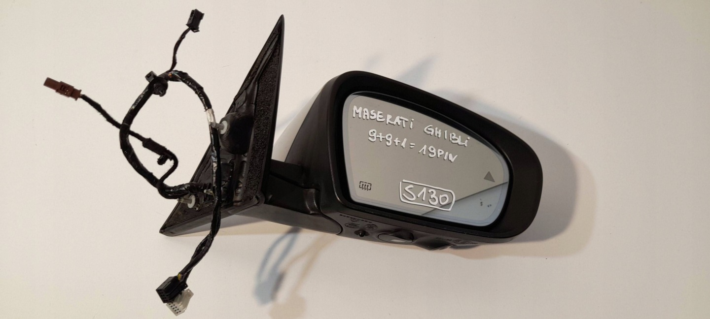 Maserati Ghibli mirror right 19-PIN A078311 (S130)