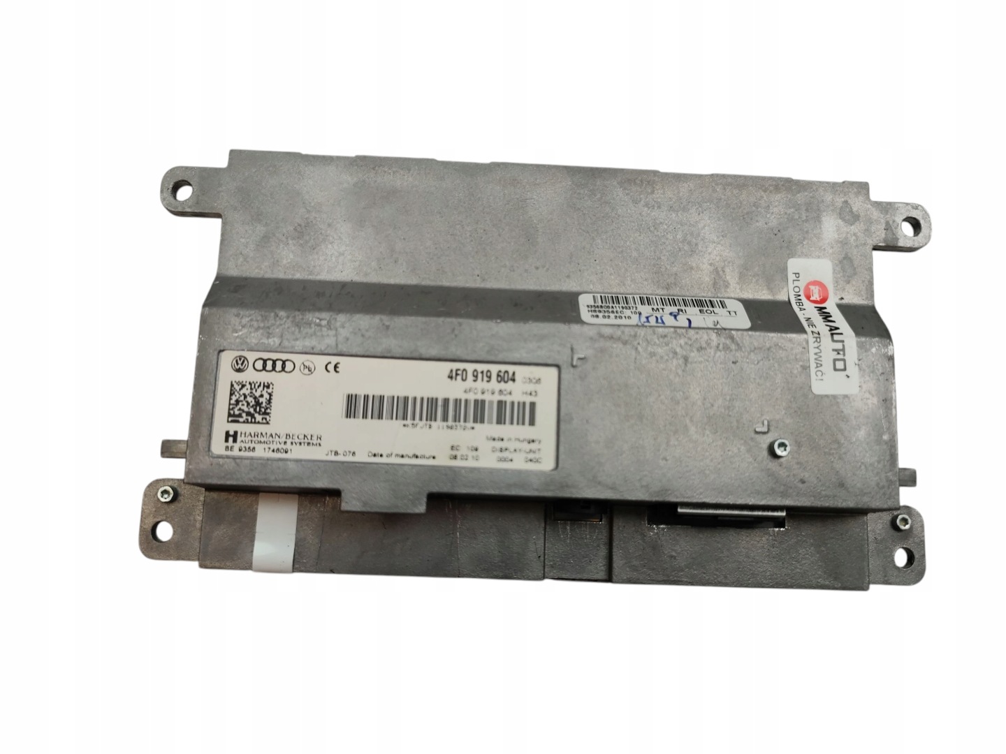 display navigation devices AUDI A4 B8 A5 8T A6 C6 4F0919604