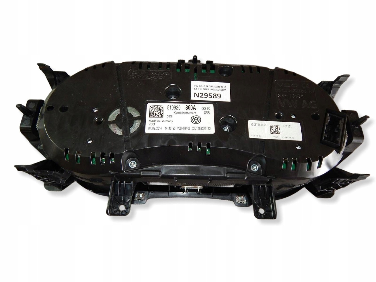 Volkswagen Golf Sportsvan dials dials 510920860A