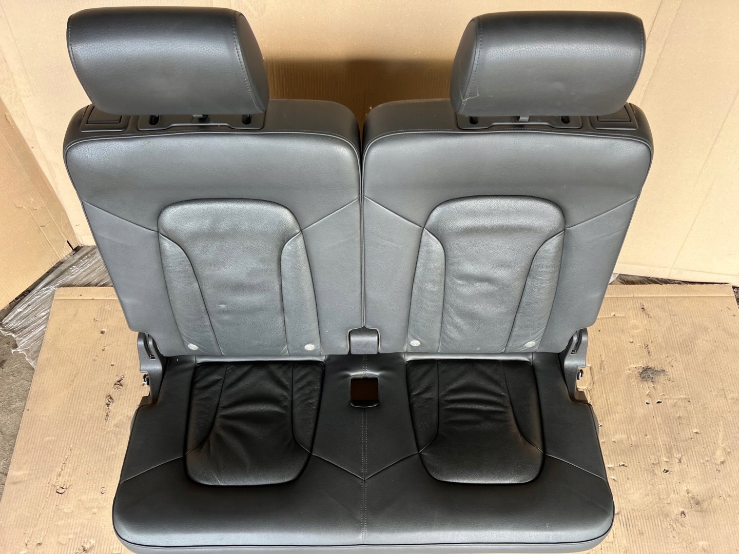 AUDI Q7 4L Sitze Sitz Sitz III 3 RZAD Leder schwarze