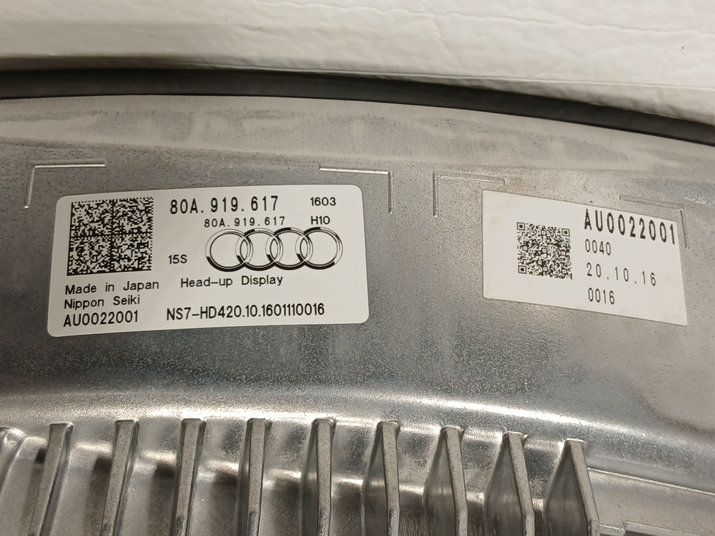 AUDI Q5 80A kijelző HUD HEAD UP 80A919617