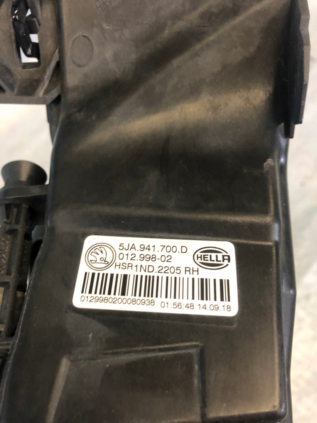 Nebelscheinwerfer rechts SKODA RAPID LIFT NR.00