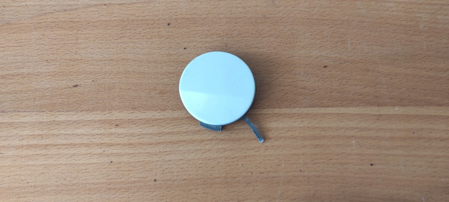Peugeot towing hook cap bumper rear part biala 9673860277