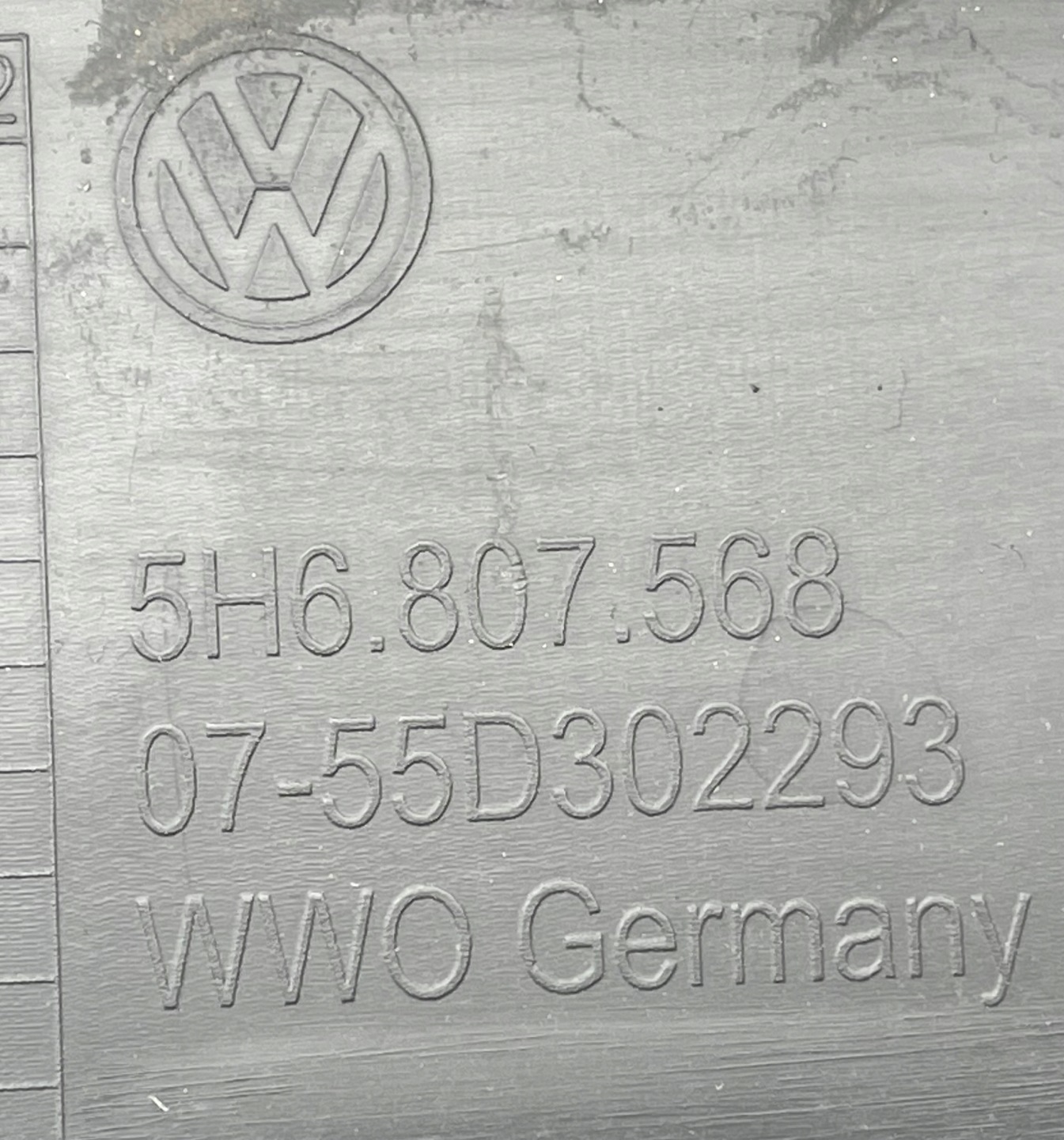 VW GOLF VIII 8 HB SPOILER der Stoßstange heck 5H6807568