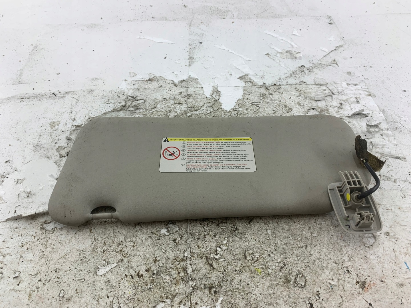 PEUGEOT 407 cover visor right