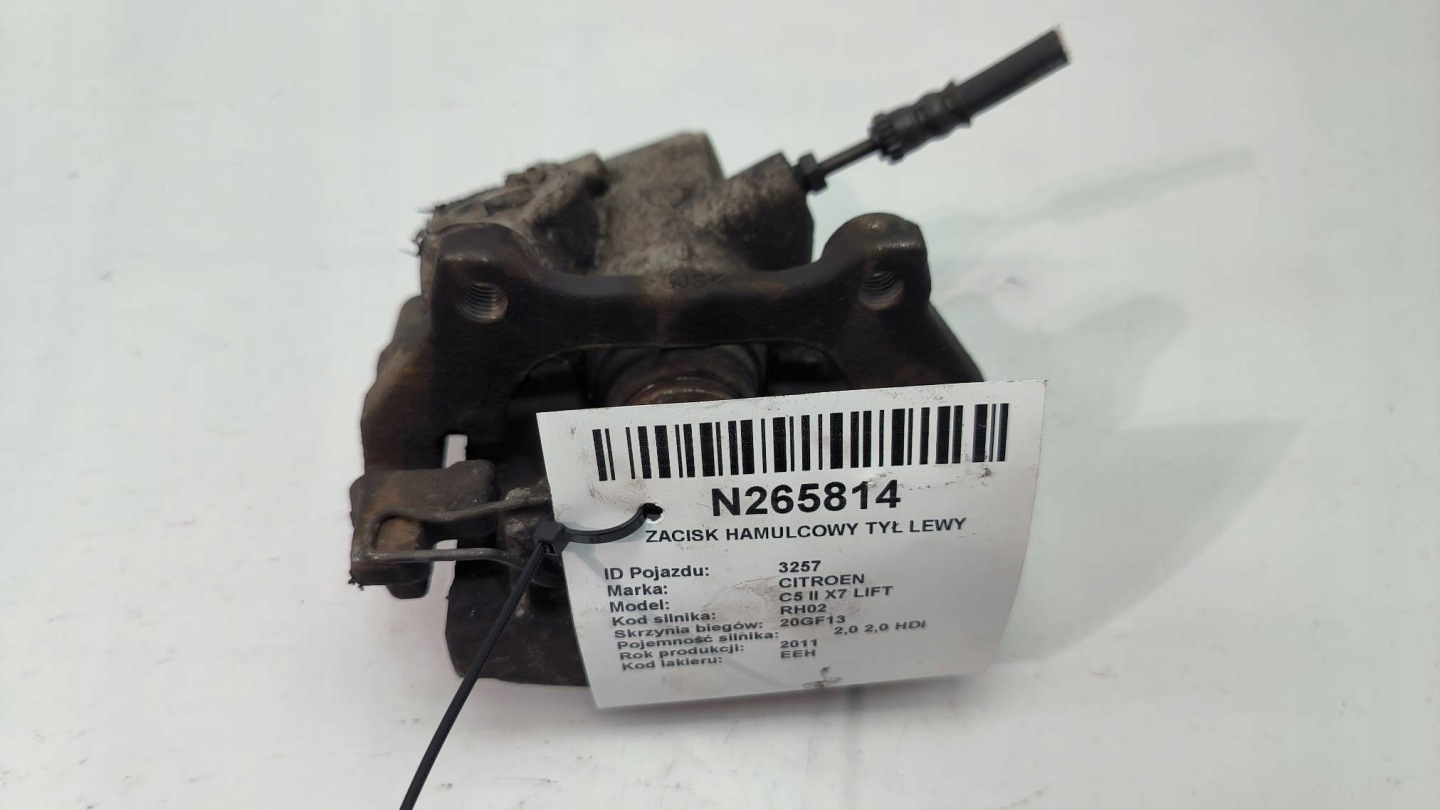 caliper brake rear part left 2.0 HDI CITROEN C5 II X7 LIFT
