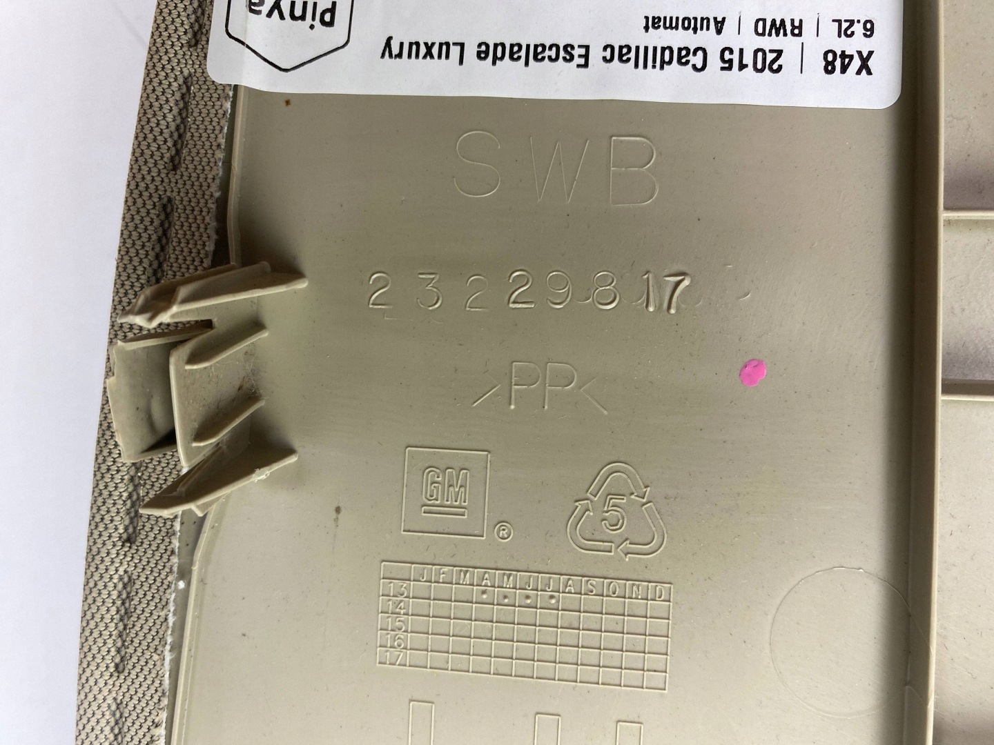 Blende Abdeckung slupka C Cadillac Escalade IV 2015+