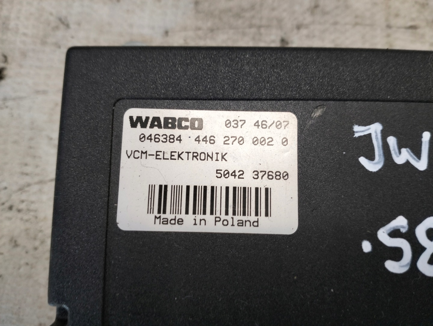 control unit module VCM WABCO IVECO STRALIS 450 E5 2007r OE 4462700020
