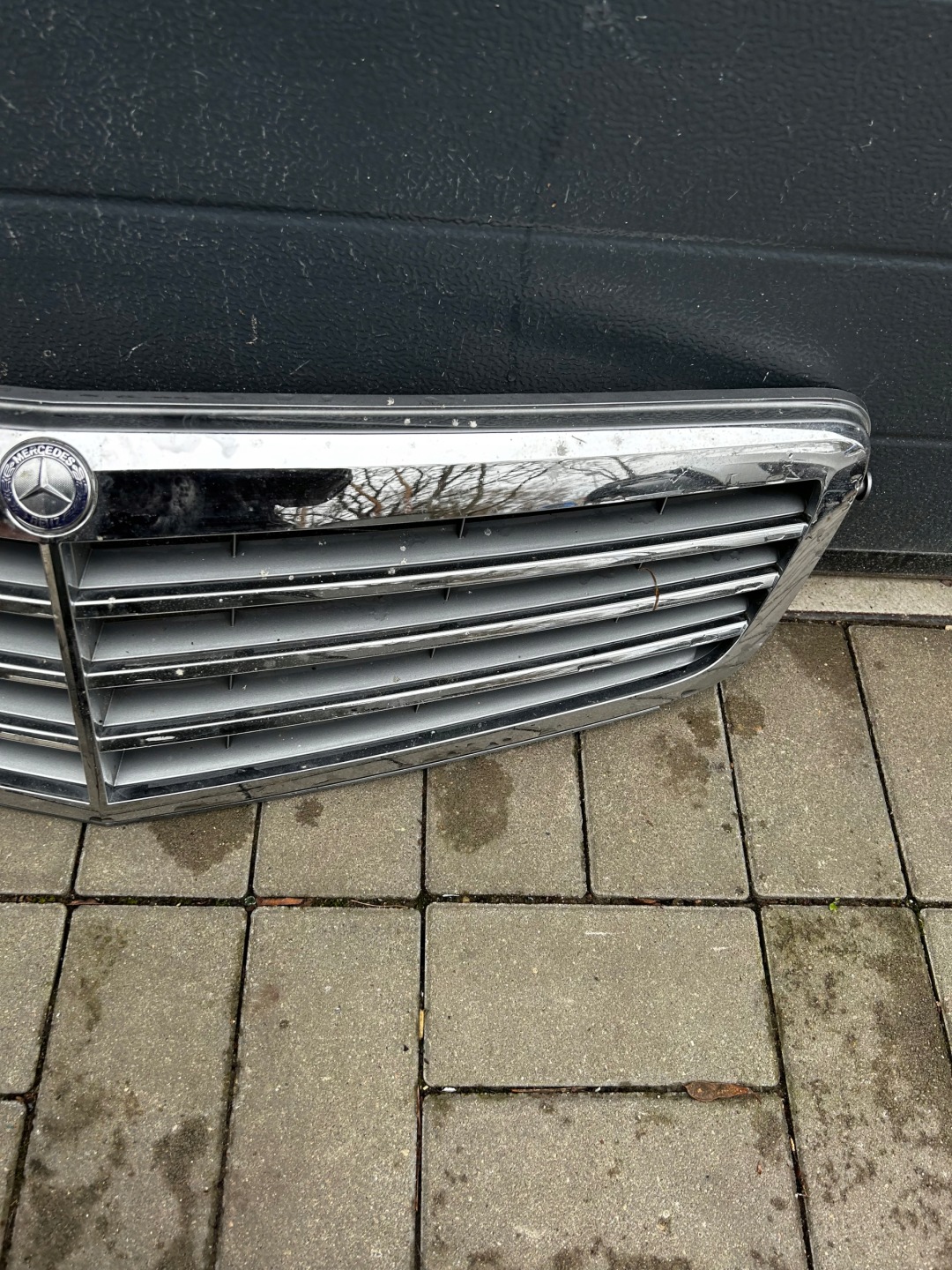 Mercedes C W204 07-11 grill grille front front