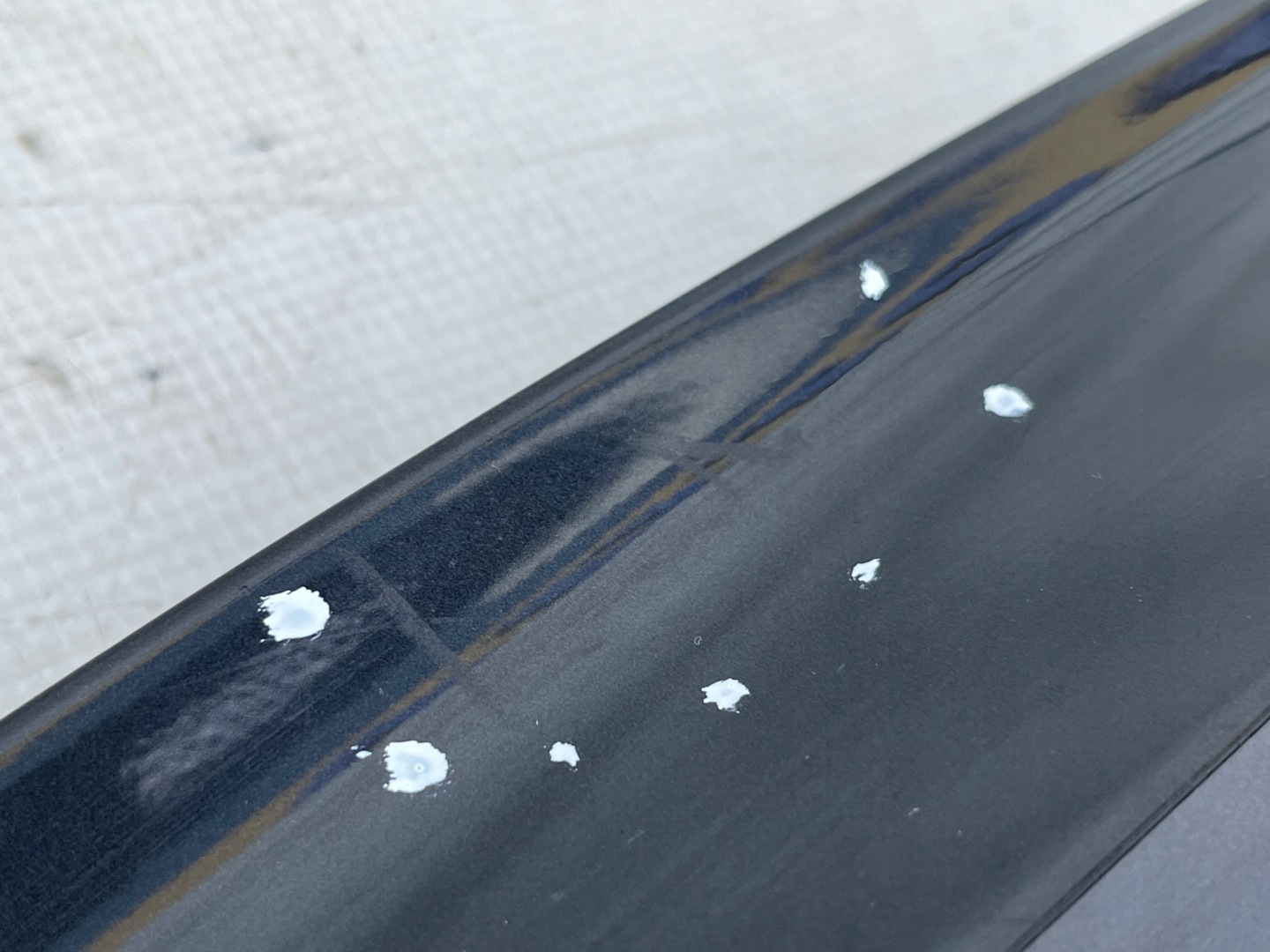 BMW F10/F11M-PAKIET diffusore Paraurti posteriore nero