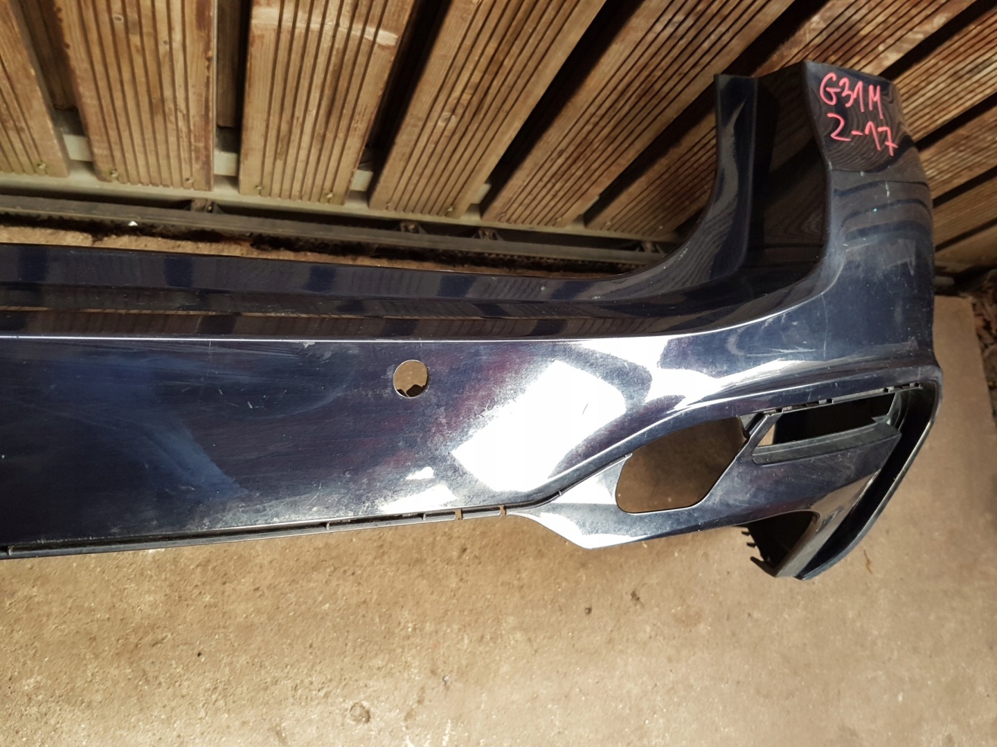 bumper rear BMW SERIA 5 G31 m-packet