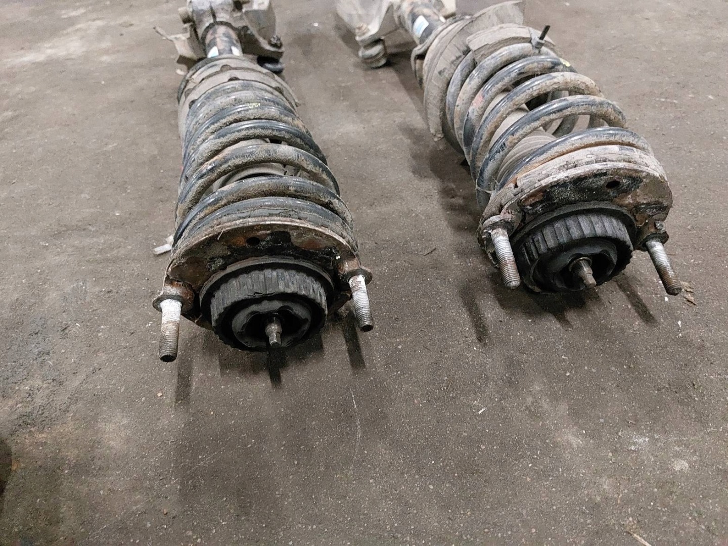 shock absorber + spring left + right front ALFA ROMEO GT and BILSTEIN