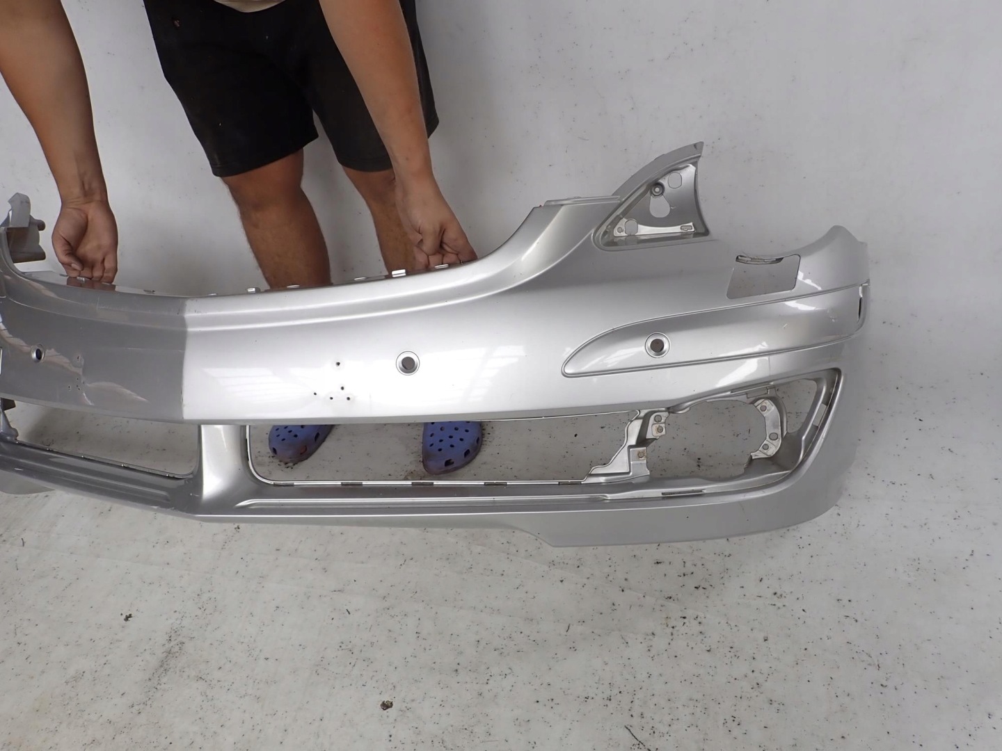 MERCEDES R-KLASA W251 05-09 bumper front front washer PDC