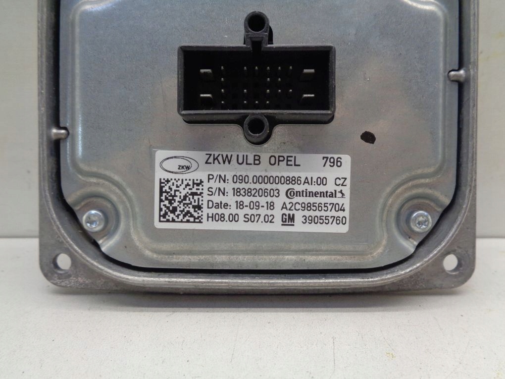OPEL ASTRA K V 5 39055760 control unit