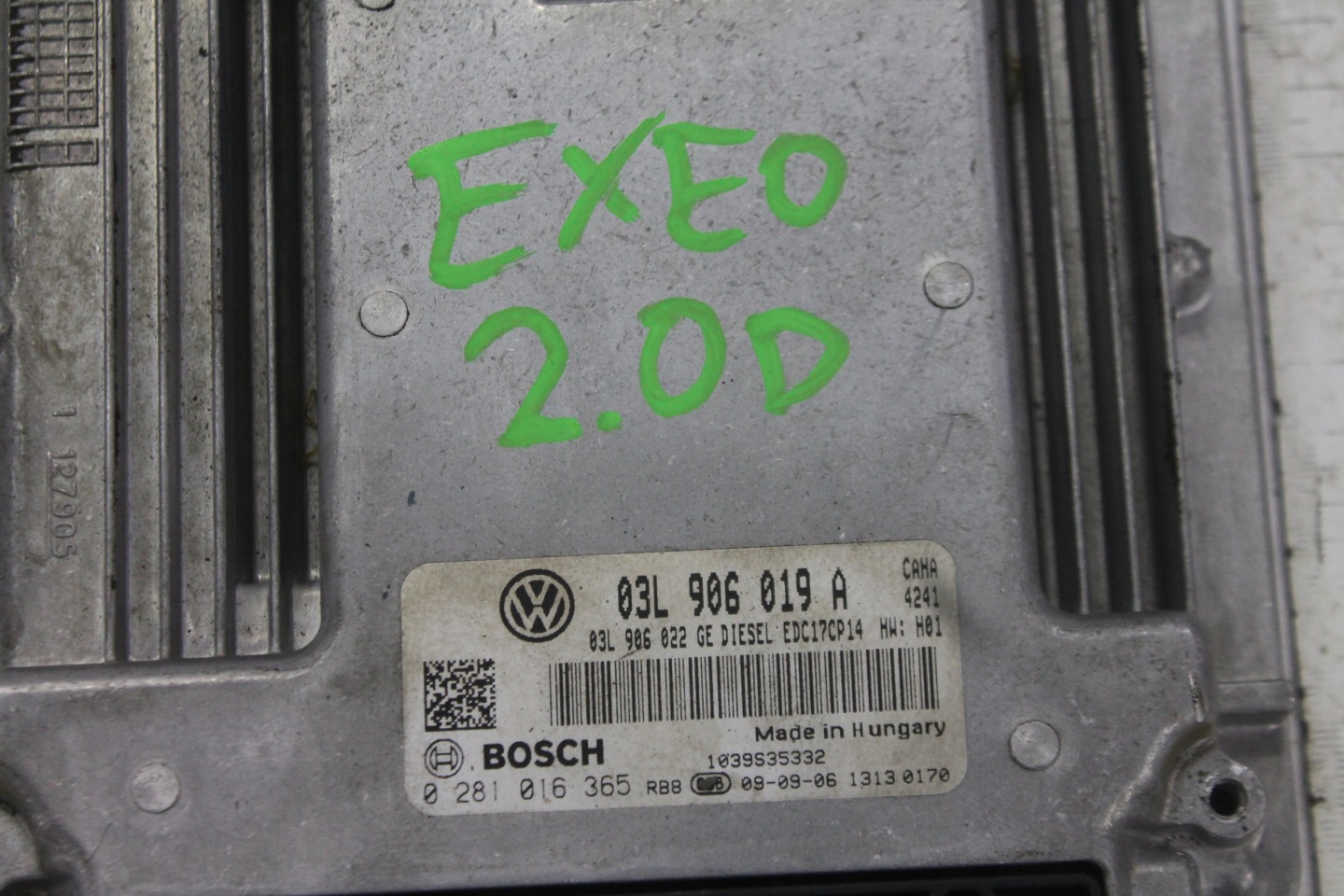 computer Motore 03L906019A EXEO 2.0 TDI 08-13