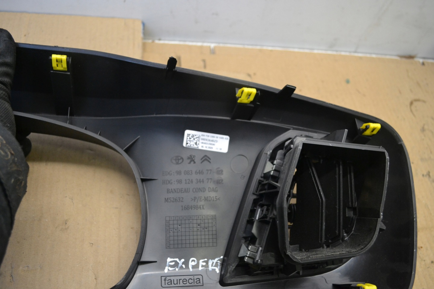 cover instrument panel frame CITROEN JUMPY III 9808364677 98340416zd