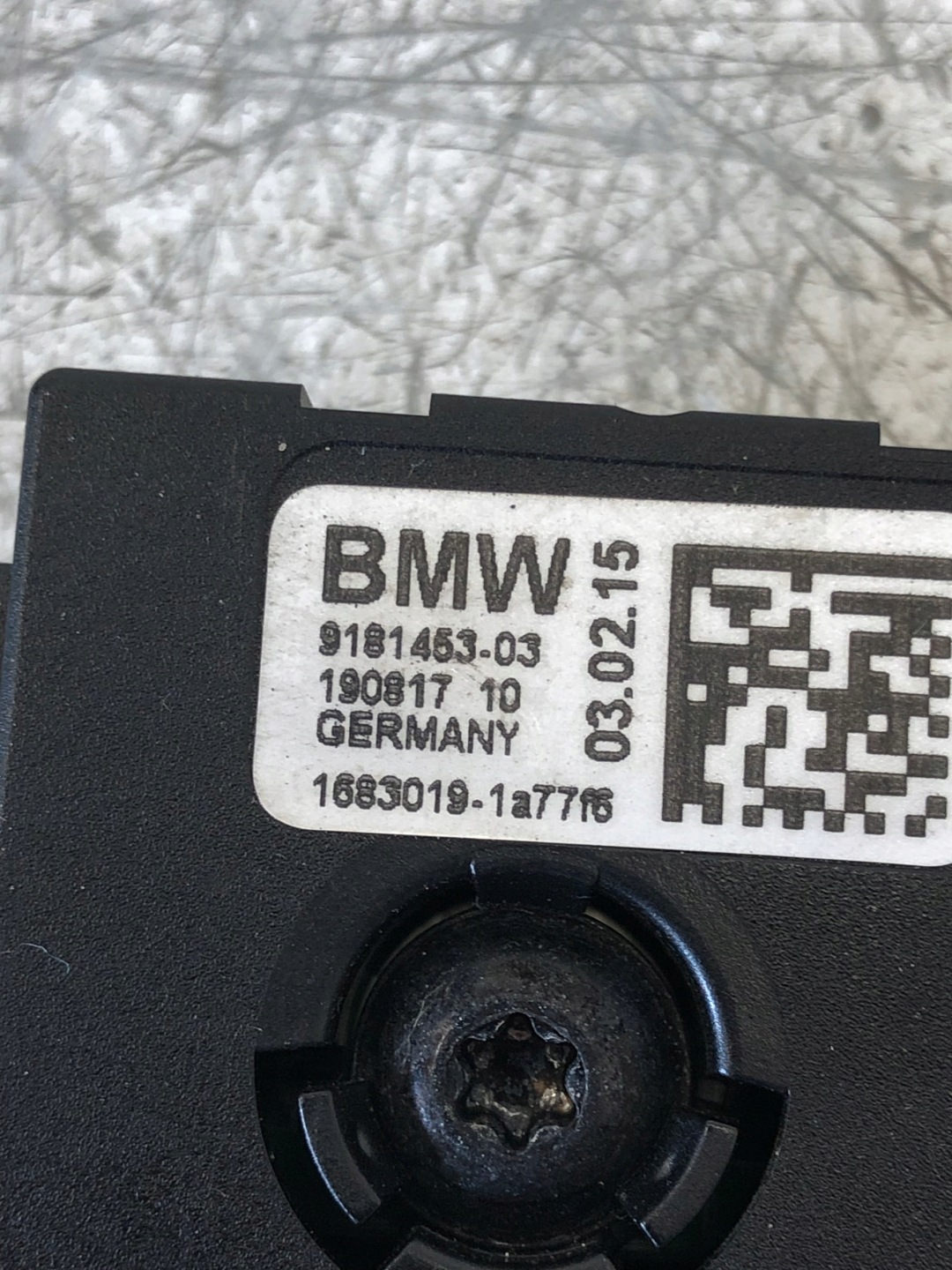 amplifier ANTENY BMW F20 9181453