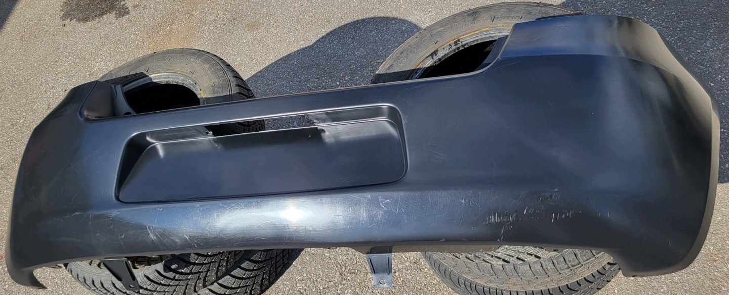bumper rear part rear TOYOTA YARIS II replacement new