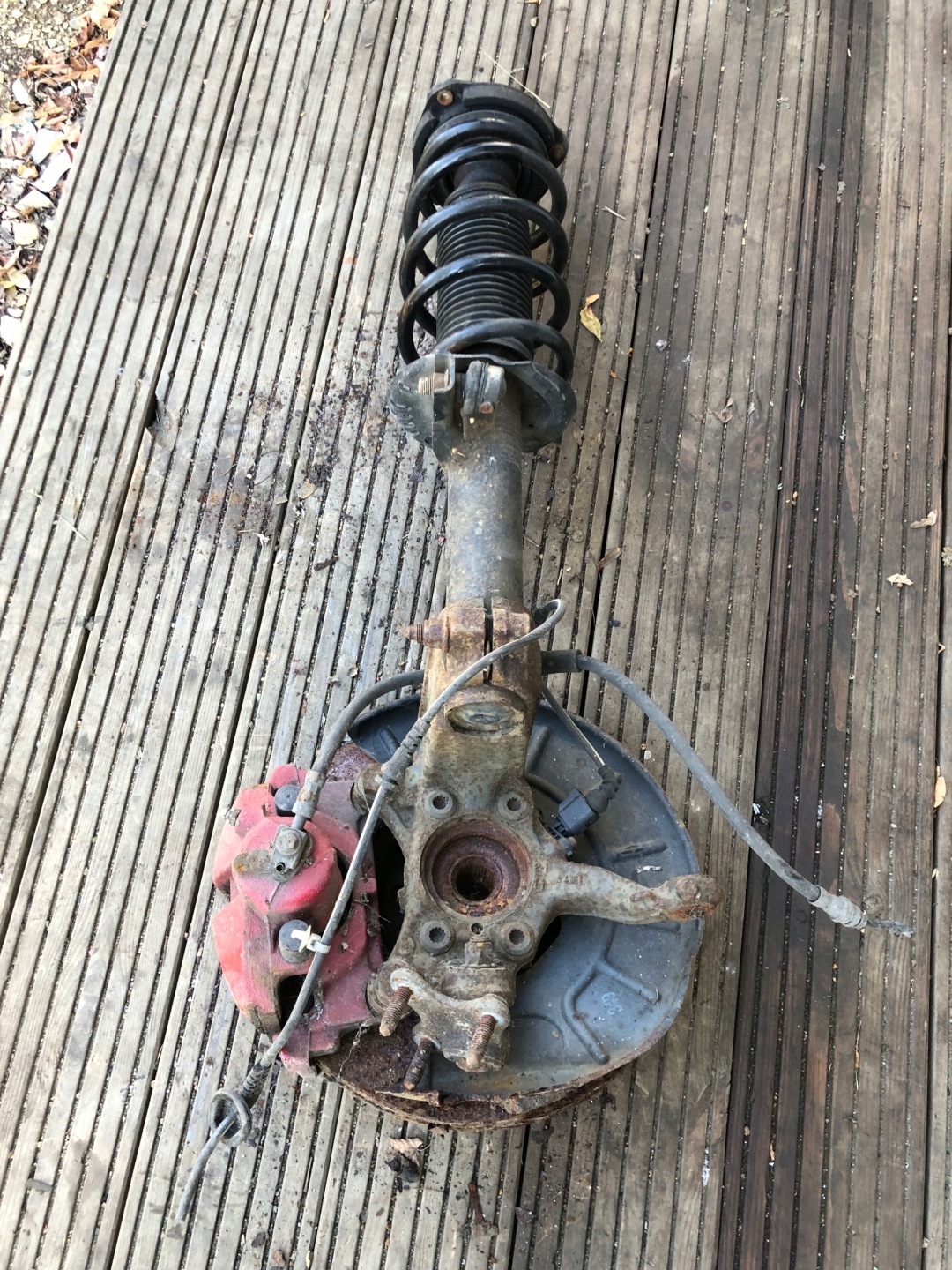 VW TOURAN McPherson right front swing 1T0413031EQ