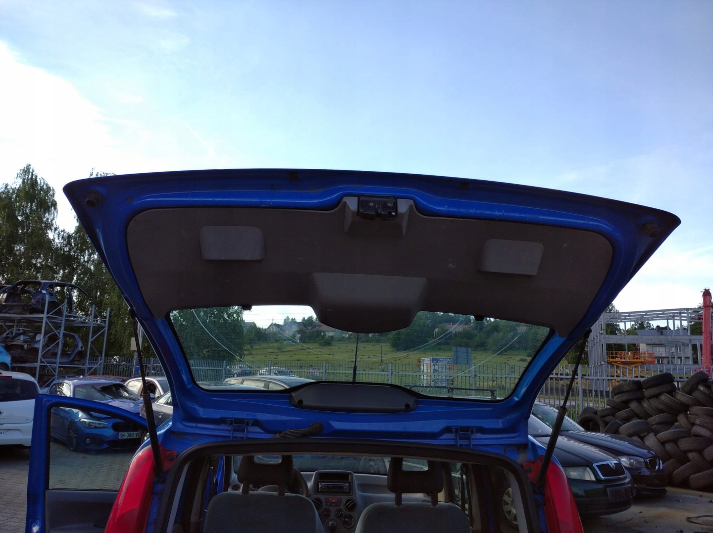 FIAT PANDA 2 II Cofano 734/A BLU COCKTAIL B/B VR.