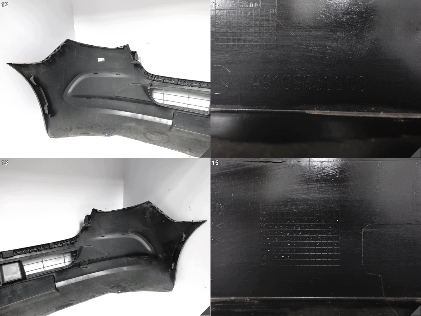 MERCEDES SPRINTER W907/W910 Paraurti BUMPER Anteriore 18- senza PDC e HALOGENOW