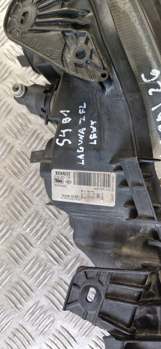 light left front RENAULT LAGUNA II lift 2006r 8200481196