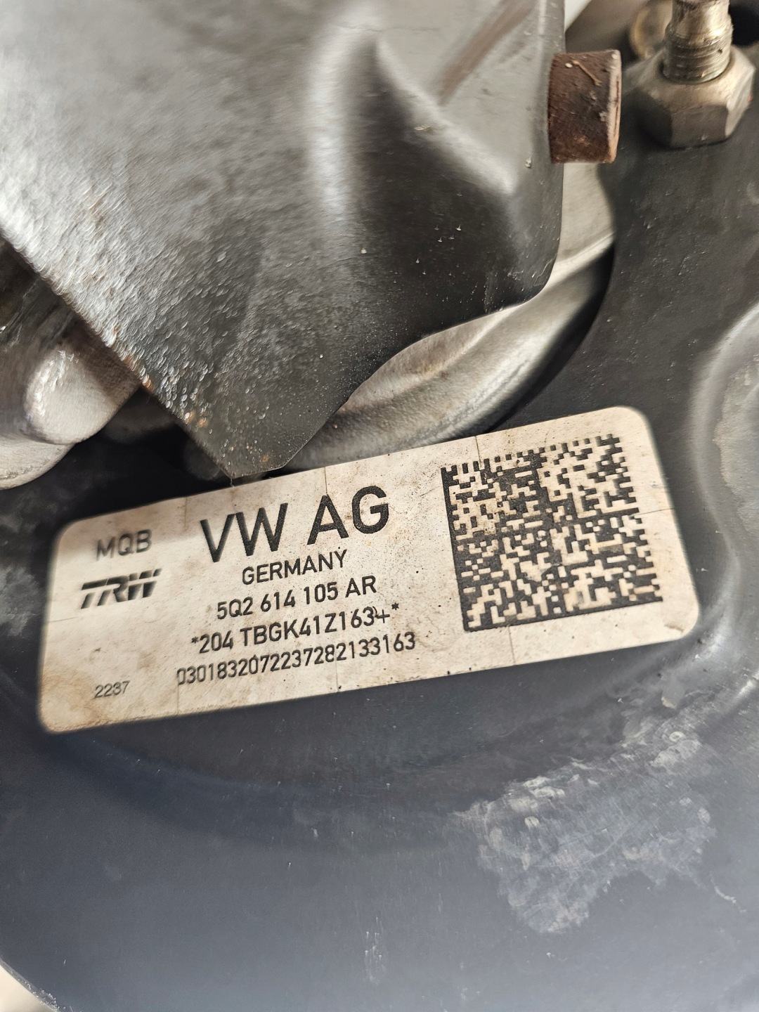 AUDI A3 8V TDI servo Servofreno 5q2614105ar