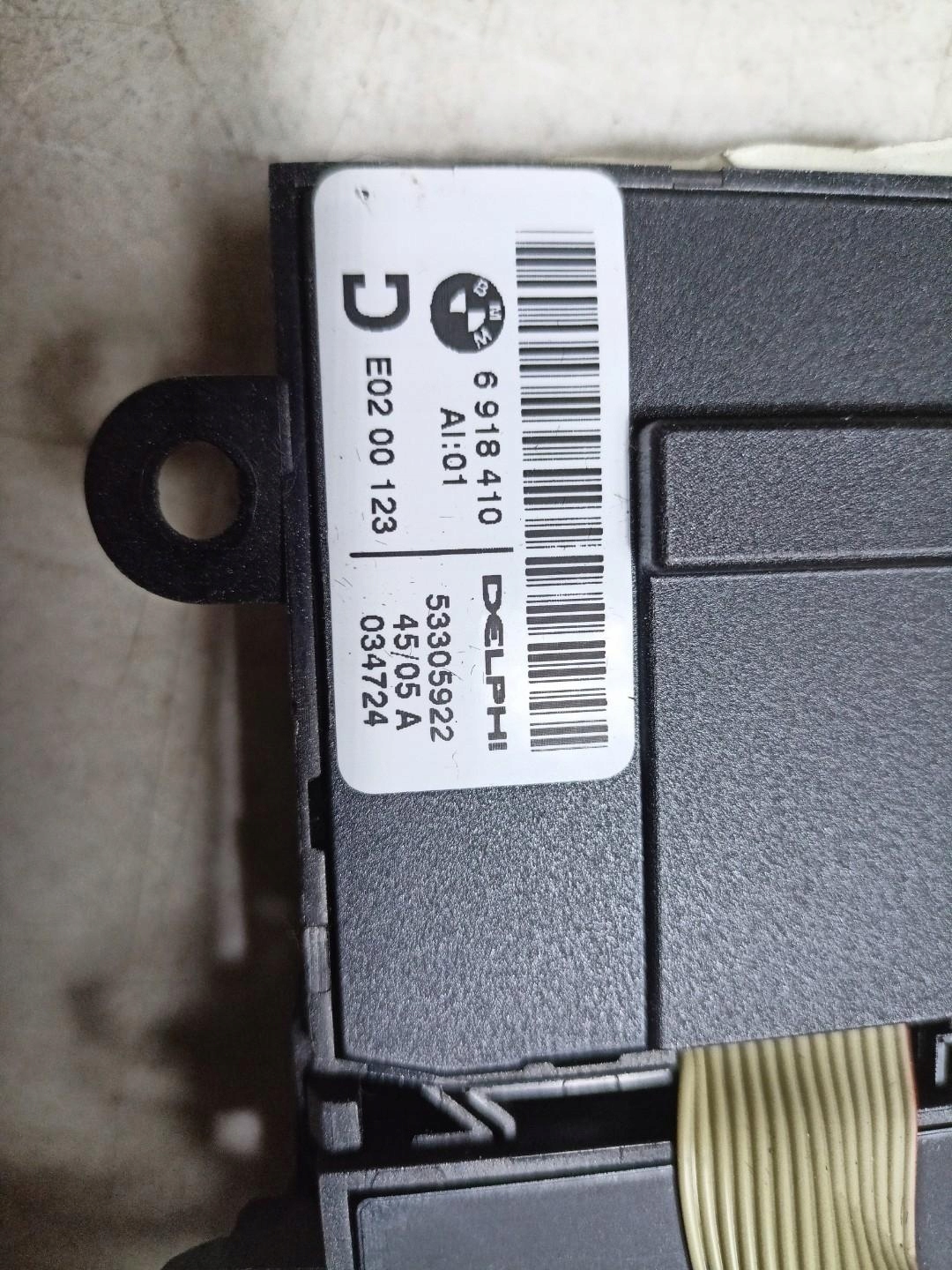 control unit seat left side BMW 7 E65/E66 facelift E65 2006 6918382