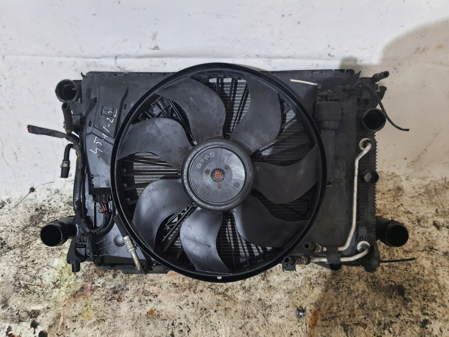 MERCEDES C-KLASA W204 08-14 KOMPLET radiatore