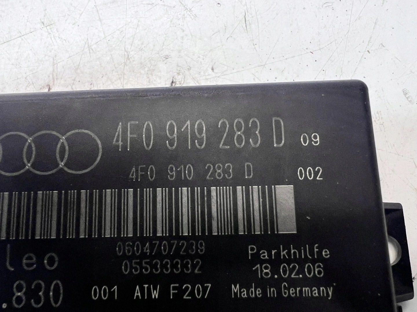 modulo CZUJNIKOW parcheggio AUDI A6 C6 Q7 4F0919283D
