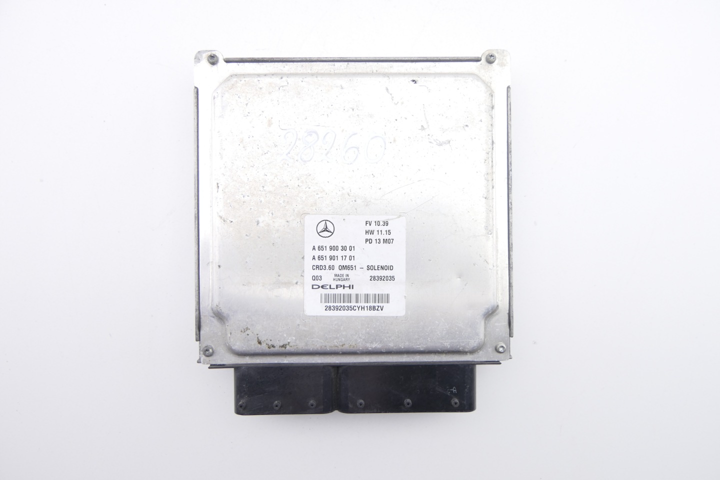 control unit of the engine MERCEDES W246 2.2CDI A6519003001