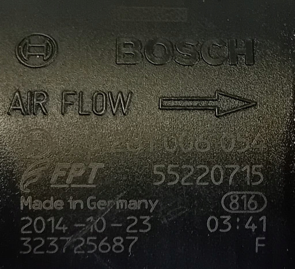 flow meter 55220715 FIAT DOBLO 1.6 1.3 M-JET