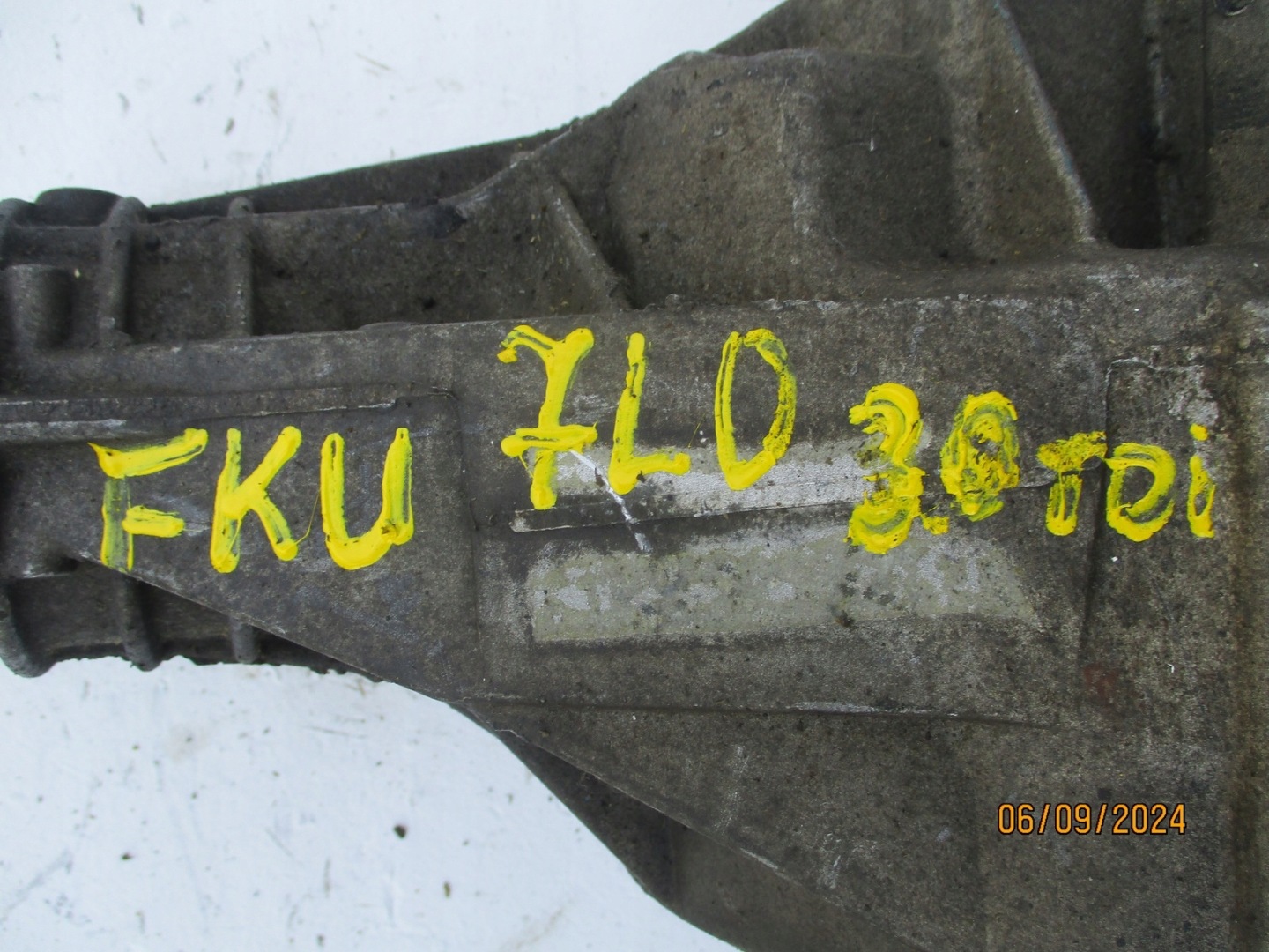 differential diff rear part rear VW TOUAREG 7L0 3,0TDI FKU