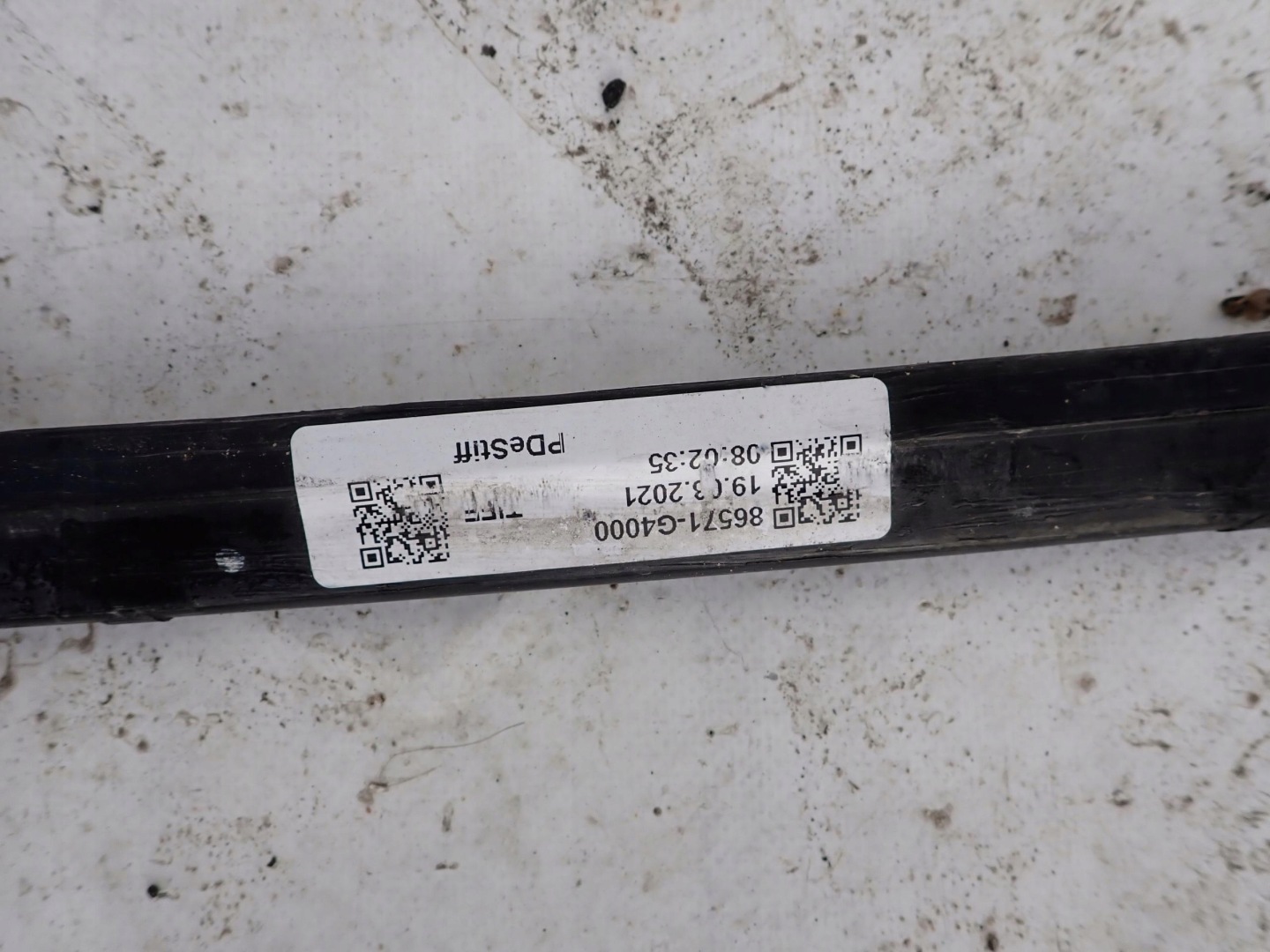 HYUNDAI I30 III 17-> pillar bumper support lower 86571G4000