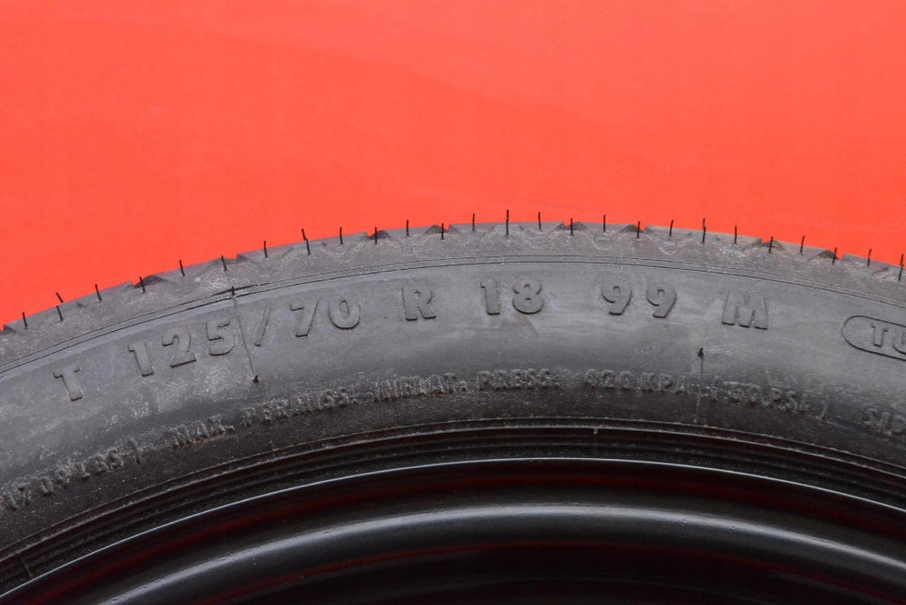 roue roue de secours roue de secours 1K0601027B 18" 125/70 CONTINENTAL AUDI A3 8P