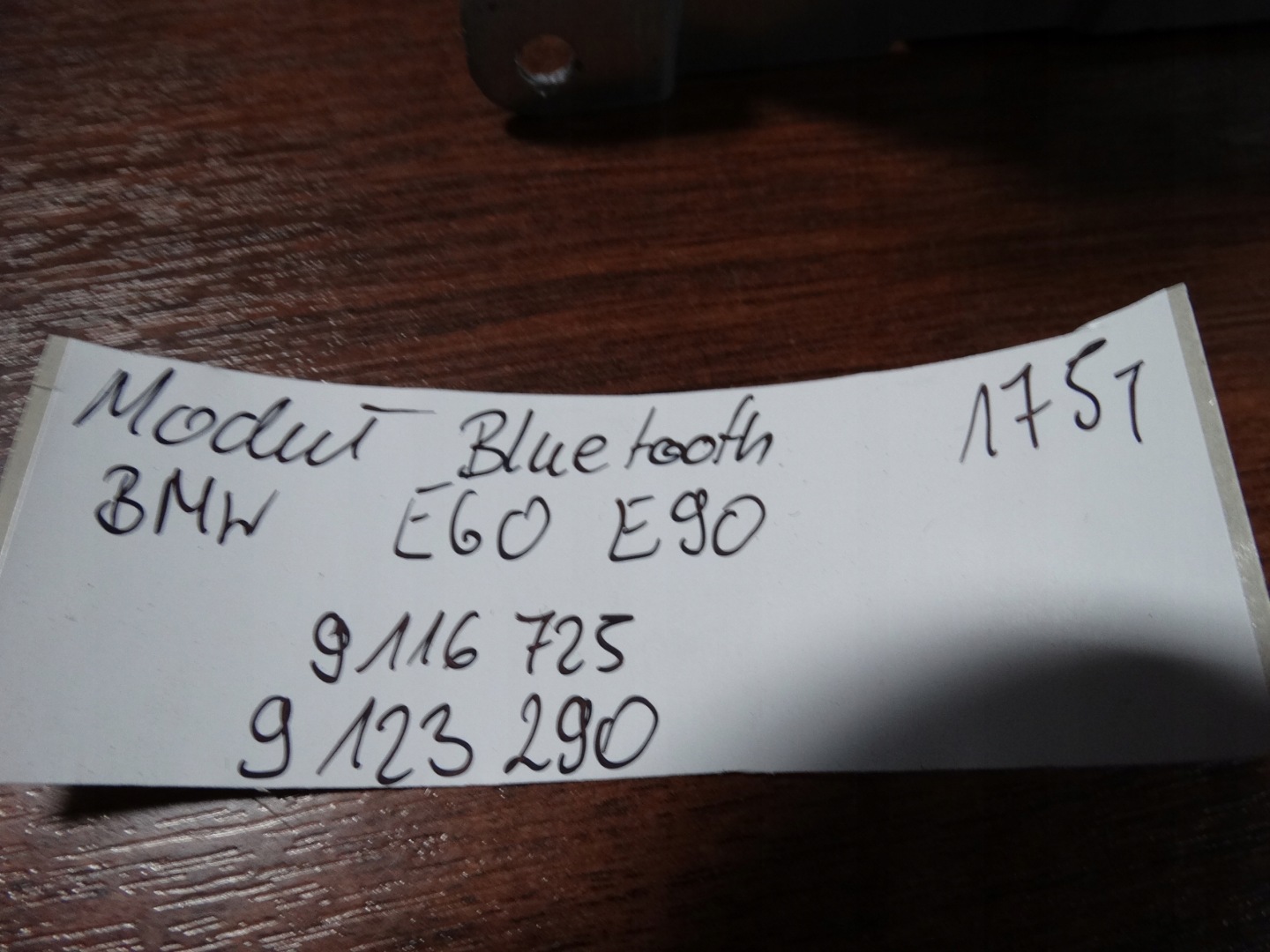 IDEALNY modul BLUETOOTH BMW E60 E90 1 9
