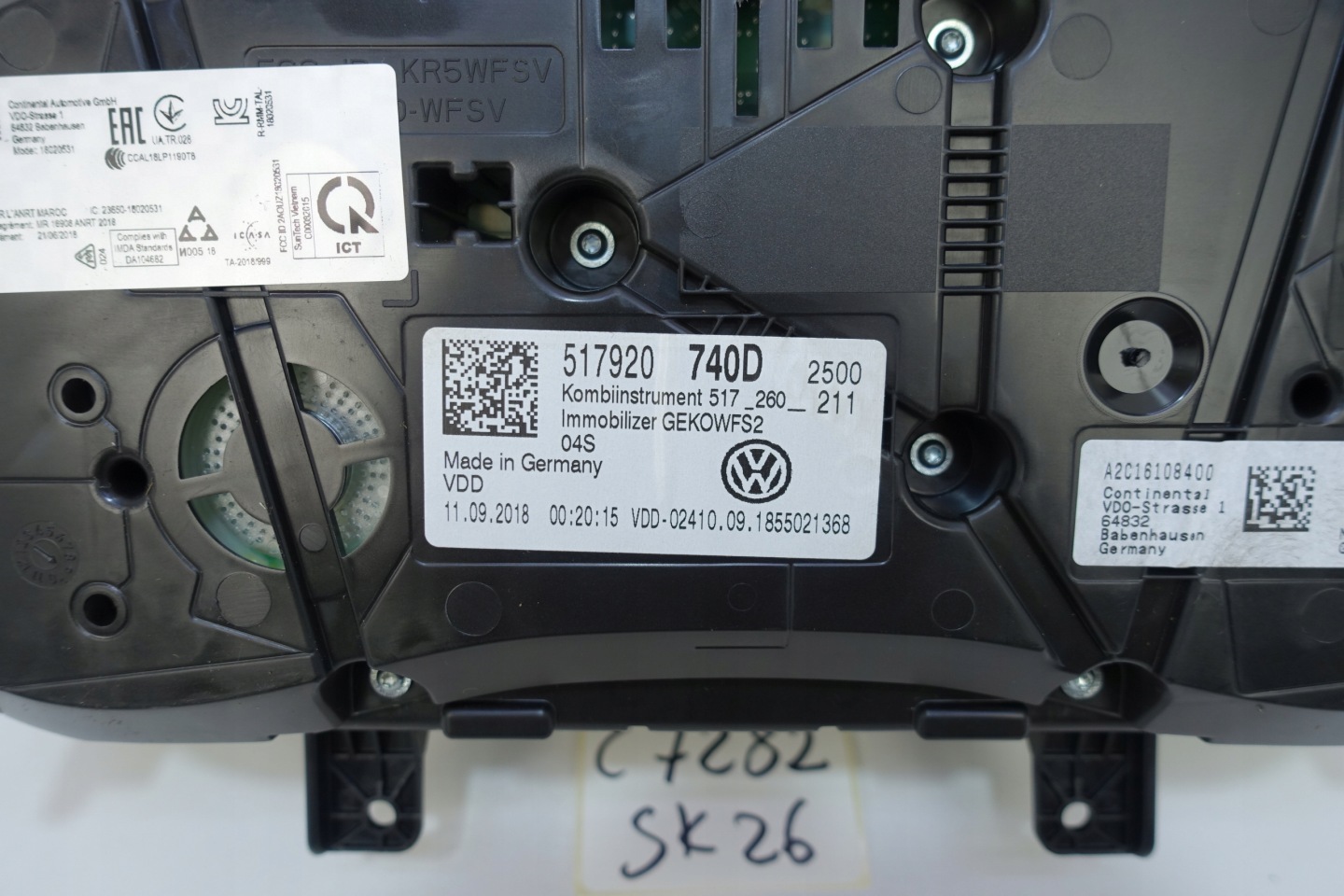 dials dials VW SPORTSVAN 517 39742KM 517920740D