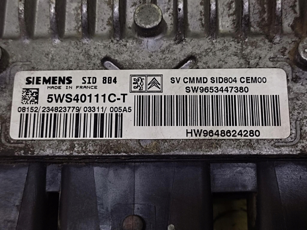 CITROEN C2 1.4 D control unit of the engine 5WS40111CT
