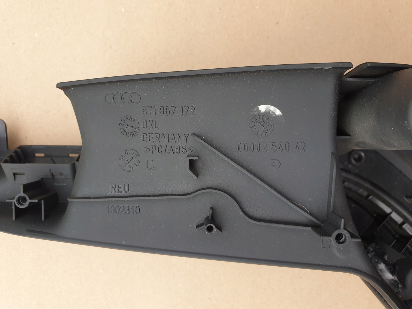 armrest BOCZKA door handle AUDI A5 8T COUPE