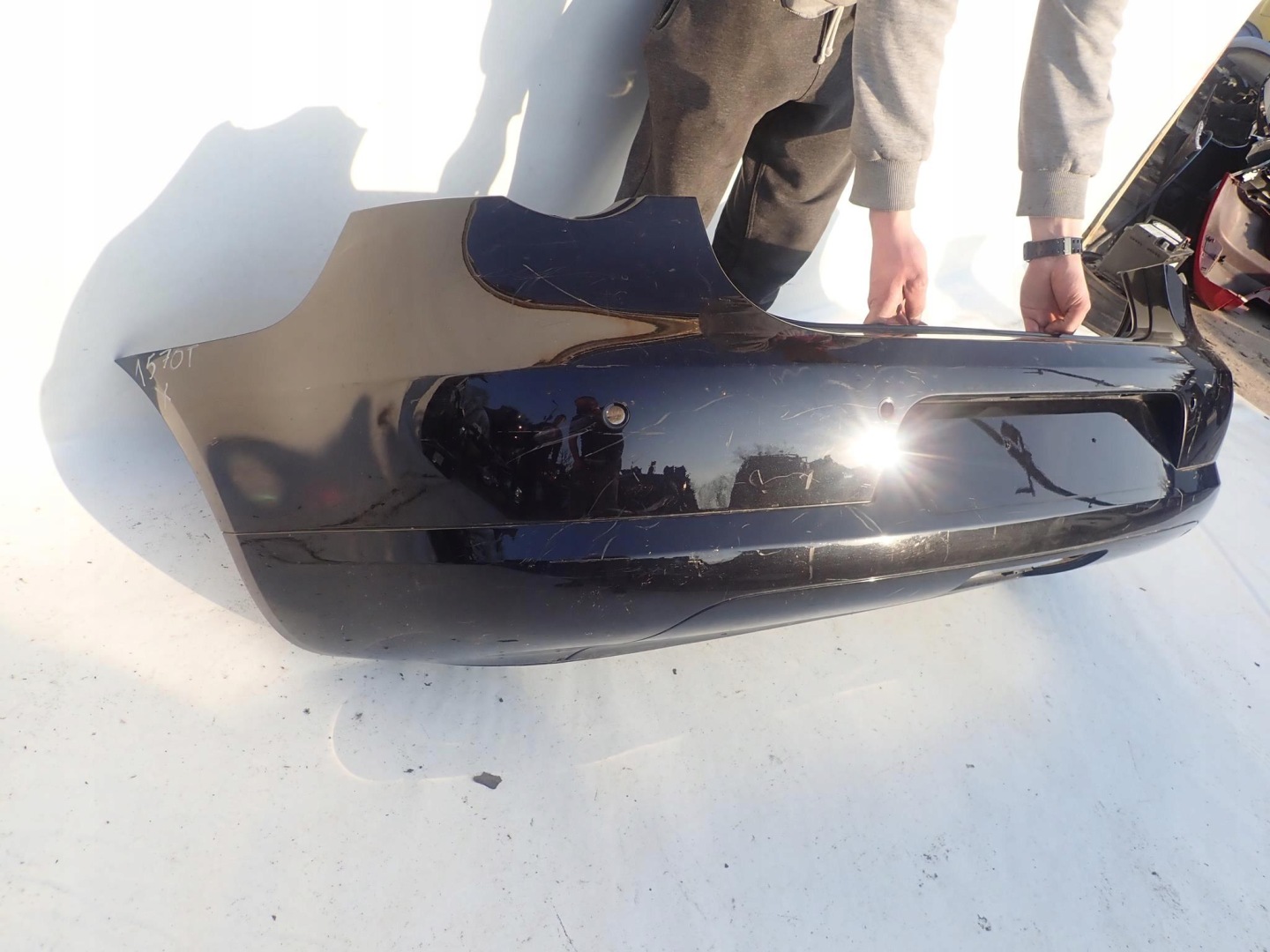 VW EOS 05-11 Stoßstange heck hinten Kugelkopf PDC