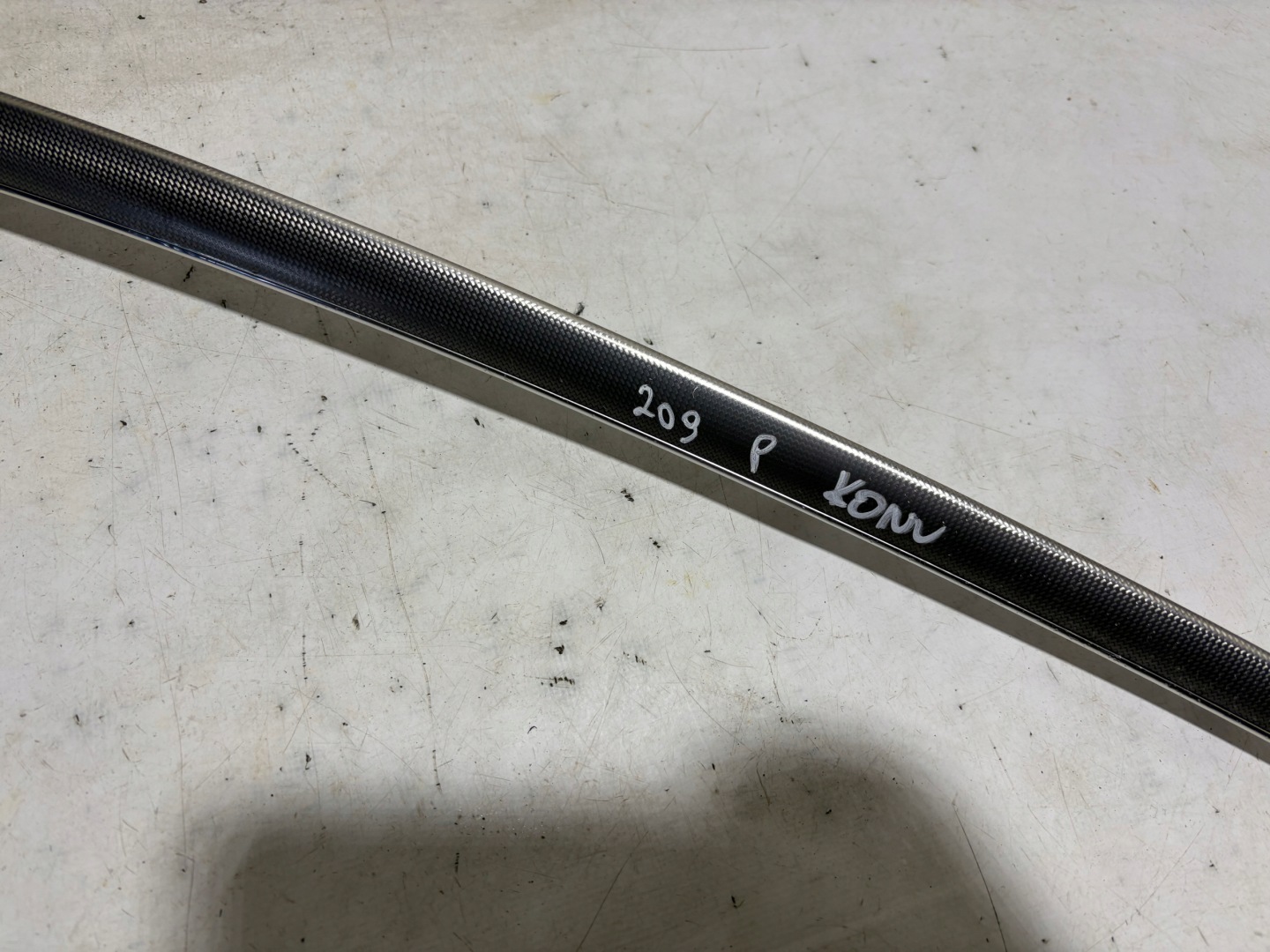 MERCEDES CLK W209 CARBON DEKOR moulding door right